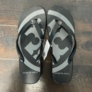 Tory Burch wedge flip flops